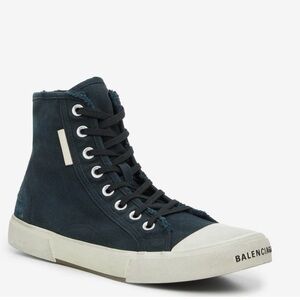 Balenciaga Women's Black High-Top Sneakers